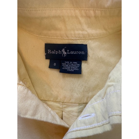 Boys Ralph Lauren Long Sleeve Button Down Shirt Bundle Size 8 Cotton - Picture 5 of 15